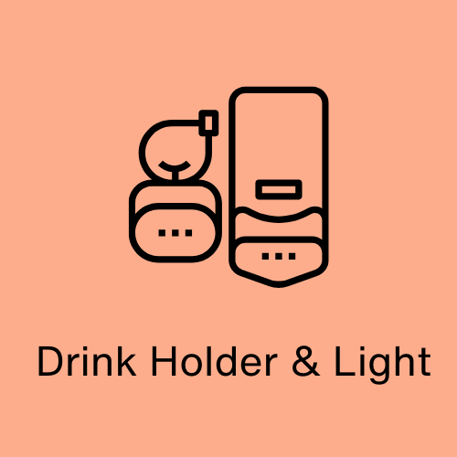 Bike light and brink holder